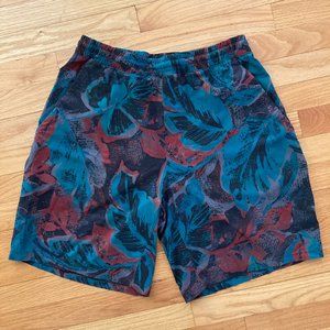 Men's Lululemon Pace Breaker Linerless Short 9" Size Large Floral